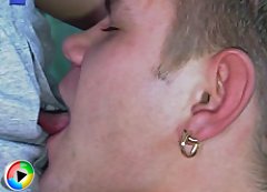 Two young twinks have hot licking fucking and sucking together